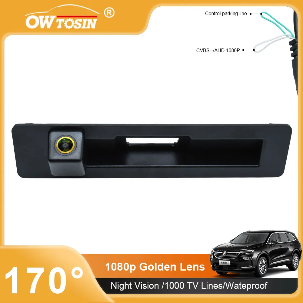 

AHD 1080P 170°Golden Lens Trunk Handle Vehicle Rear View Car Camera For Buick GL8 2020 2021 2022 2023 Android Monitor