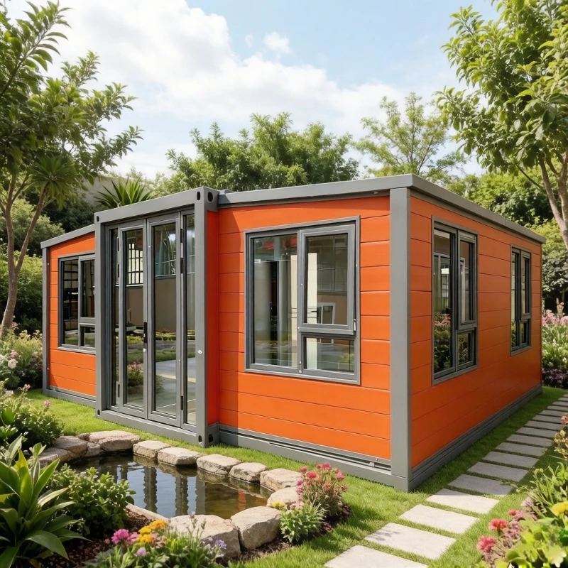 

Expandable Container House 20ft 40ft Container Home 2 3 Bedroom Prefabricated Tiny House Prefab Home Forest Cabin Folding Room