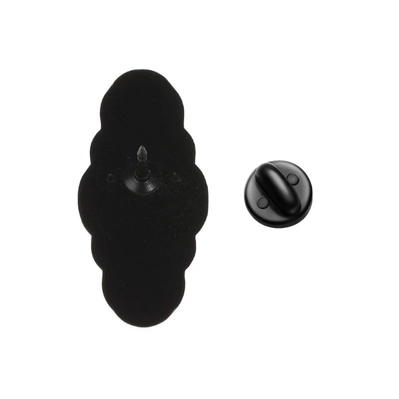 Gotische Skelett-Emaille-Abzeichen, Totenkopf-Rosen-Gruselpuppen-Figuren, Halloween-Cartoon-Pins, Dunkle Broschen, Anstecknadel-Set, Schmuckgeschenk – Detail 9