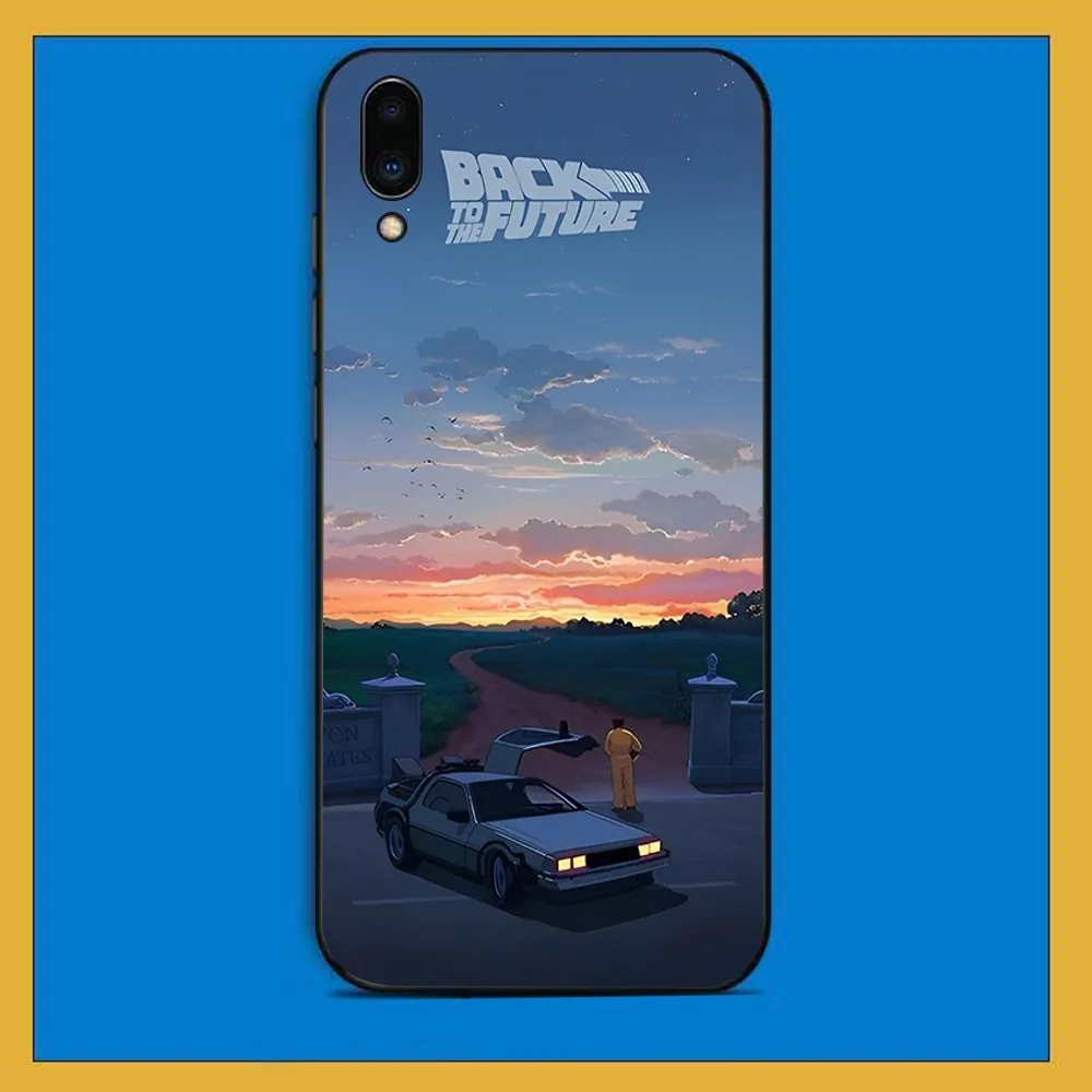 B-Back To-the-Future Phone Case For Huawei Y9 6 7 5 Prime Enjoy 7s 7 8 plus 7a 9e 9plus 8E Lite Psmart Shell