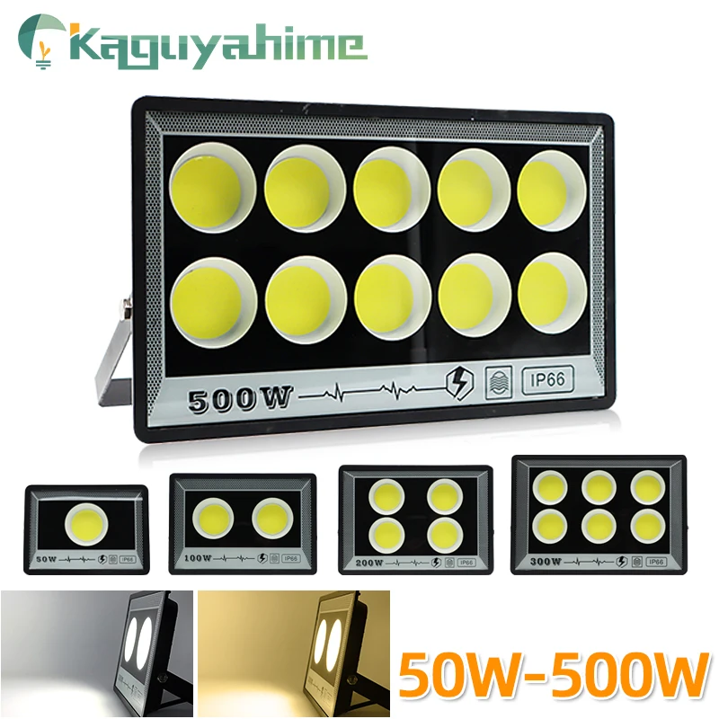 Kaguyahime LED Floodlight Spotlight 50W 10W Refletor Light 220V IP65 Waterproof Lamp Led Outdoor Flood Light Garden Street Lamp