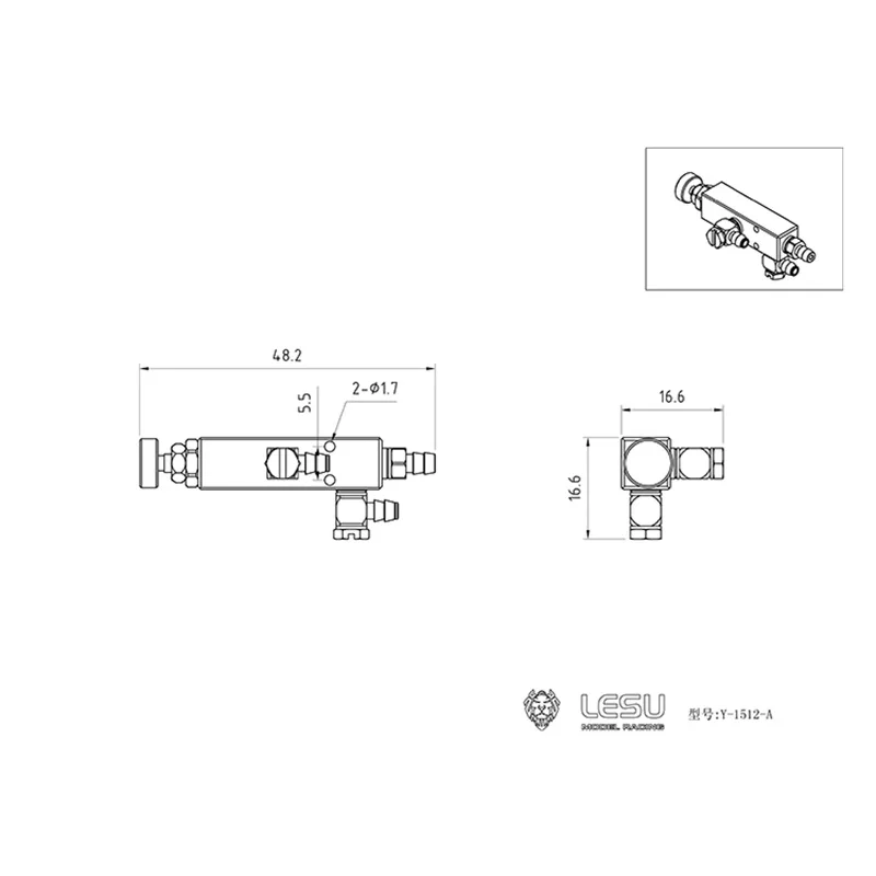 RC 1/14 Metal Quick Detachable Cylinder for Tamiya Hydraulic Excavator Loader Dump Truck for SCANIA MAN VOLVO Tripper DIY Parts