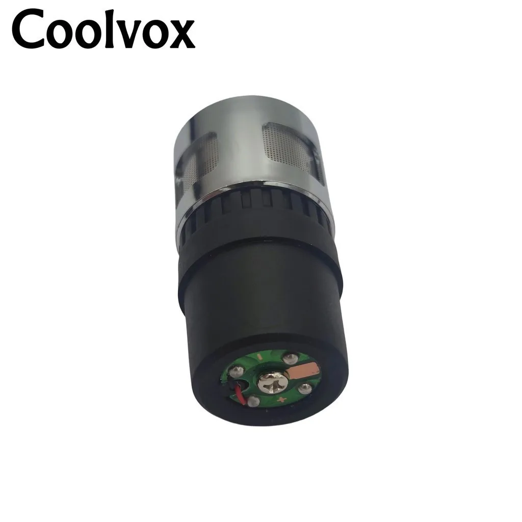 CoolVox N-M881 High Sensitivity Silver Karaoke Dynamic Microphone Cartridge Unidirectional Dynamic Pickup Head Capsule 60-14KHZ