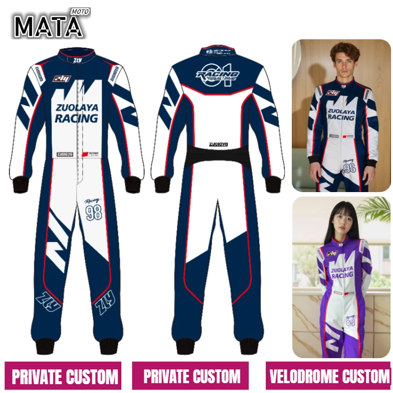 

Kart Private Customization Children Adult Couple Waterproof and Breathable Kart Car Beach Off-road Vehicle One-piece Racing Suit