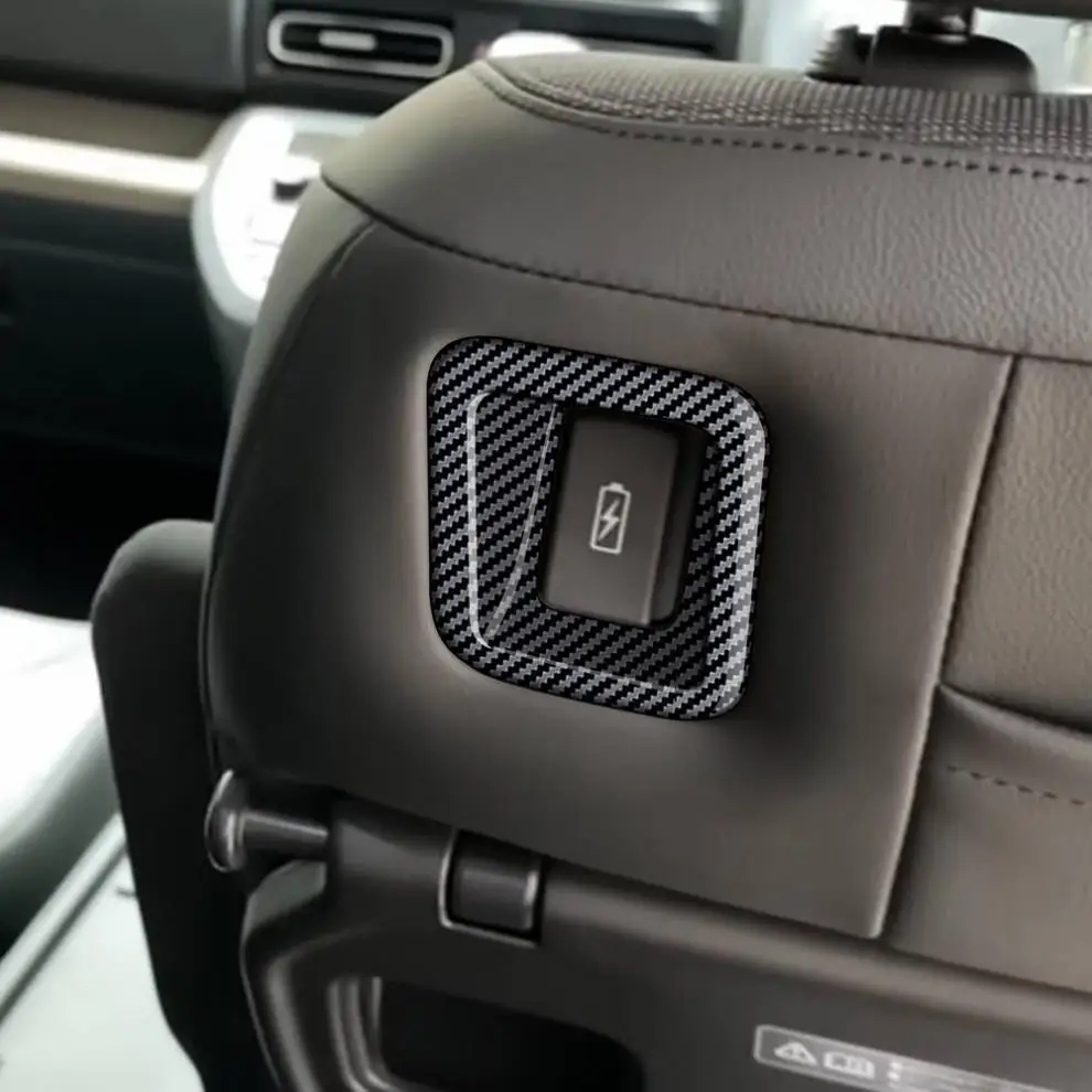 For Honda FREED AIR CROSSTAR GT 2024 2025 Rear seat USB cover seat charging interface decorative frame Interior Accessories