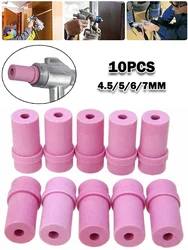 10pcs 4.5/5/6/7mm Ceramic Sandblaster Nozzle Tips Sand Blaster Accessories Pink -=Ceramic -=Nozzles -=Sandblasting Tool