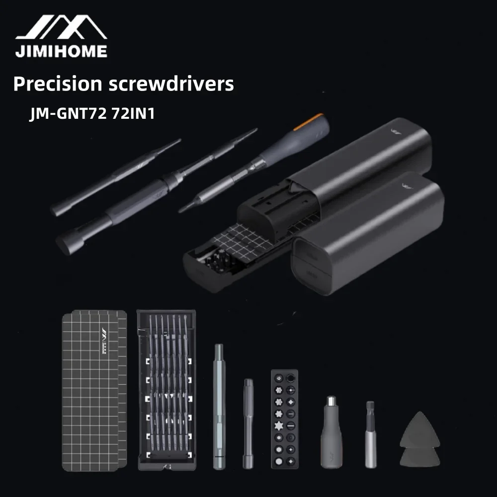 JIMIHOME Mini Precision Screwdriver Set 72 in 1 Manual Screwdriver for Mobile Phone Repair Disassemble Screwdriver Repair Tool