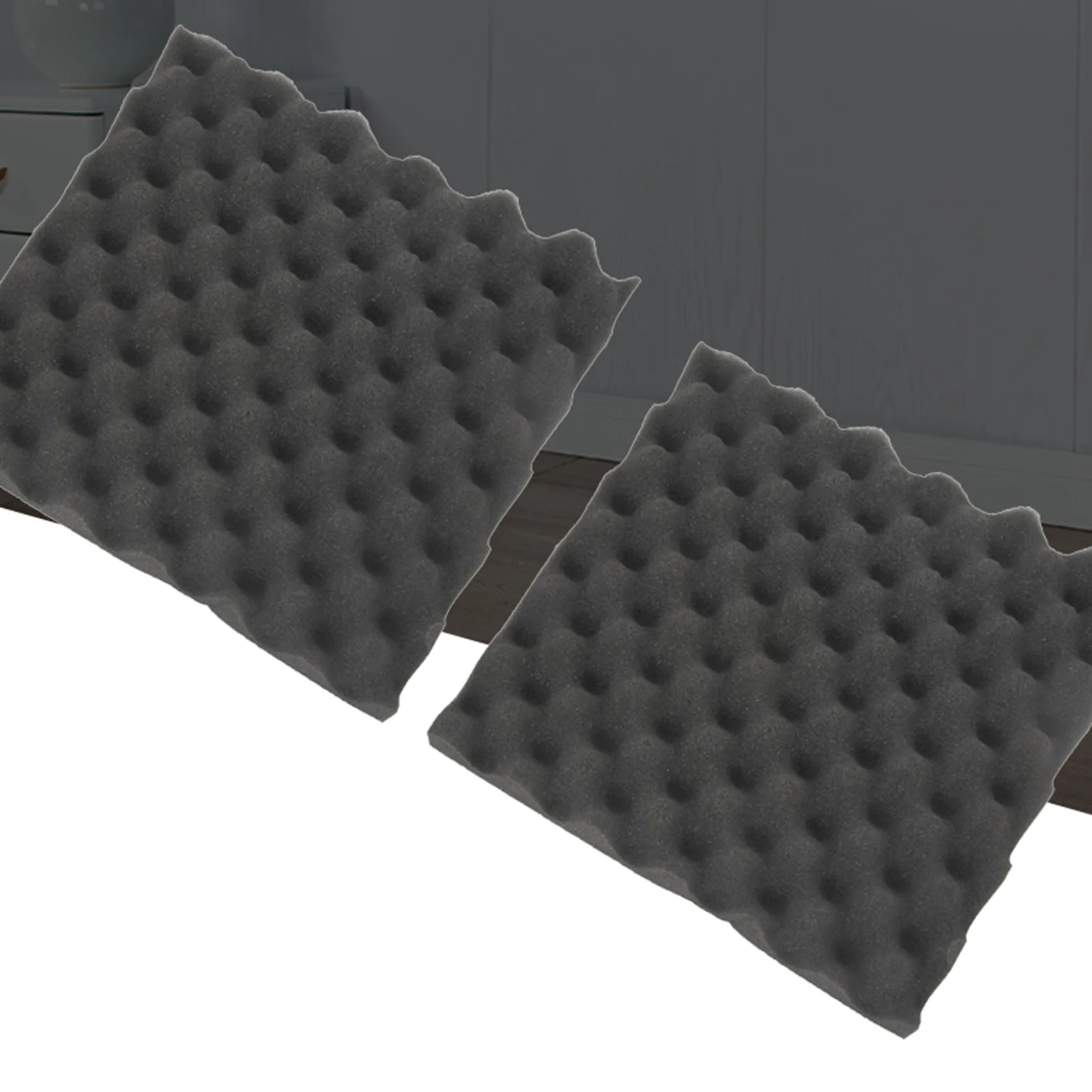 ABMI-12Pcs 30X30X4CM Soundproofing Acoustic Foam Tiles Noise Sound-Absorbing,