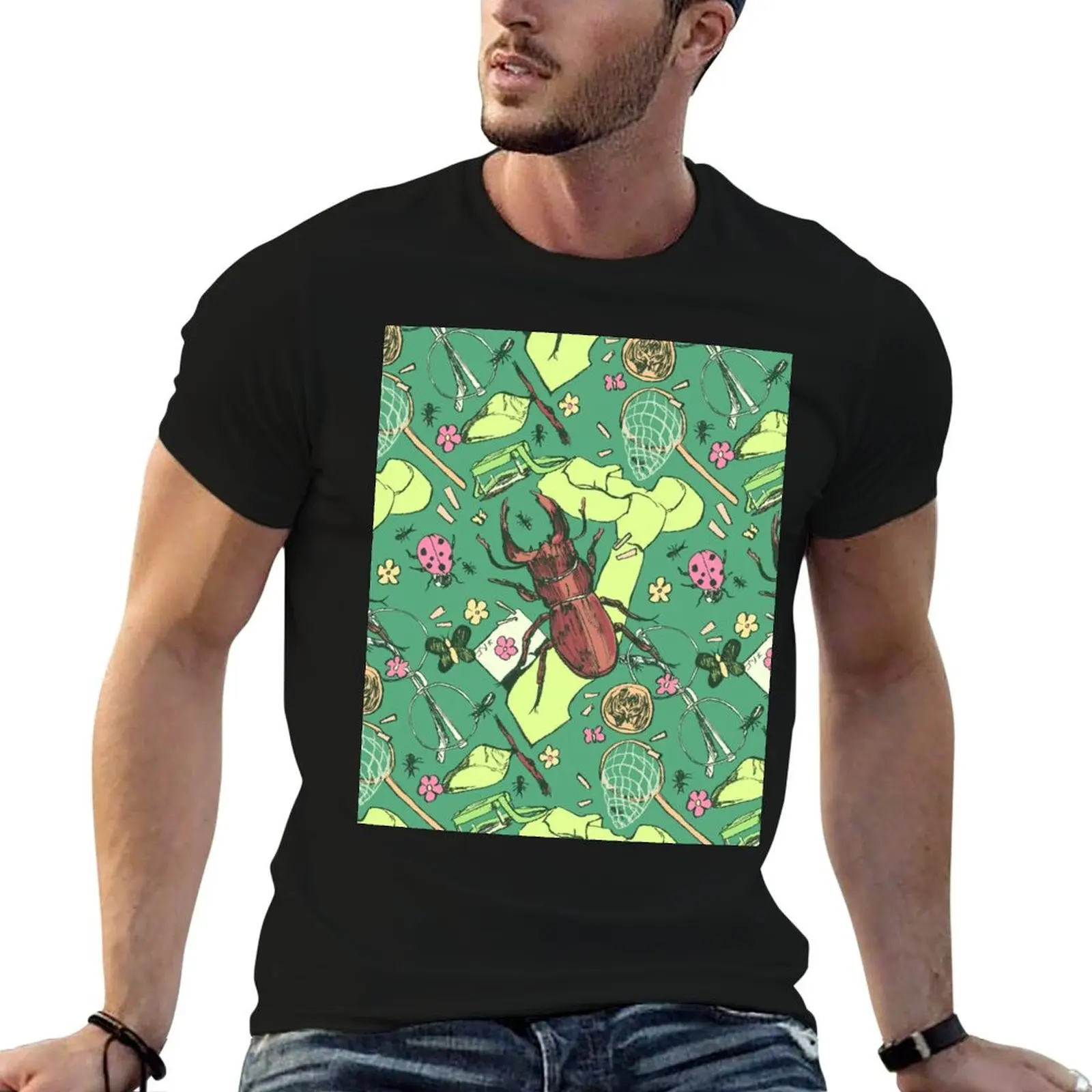 

Ultimate Entomologist Pattern T-Shirt t shirts for man graphic vintage t shirts designer T-Shirt
