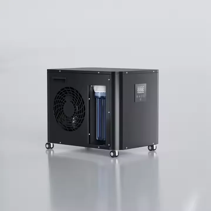 AMBOHR 1 HP Smart Chiller Energy Efficient Quiet Cooling System Built-in Air Pump Water Pump Filter Cold PLUNGE for Home Use