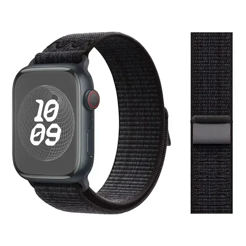 Nylon-Schlaufenarmband für Apple Watch Ultra 3 49 mm Armband iWatch 11 10 9 8 7 6 5 4 se Sport NEUES Design 42-46 mm 45 mm 44 mm 41 mm Band