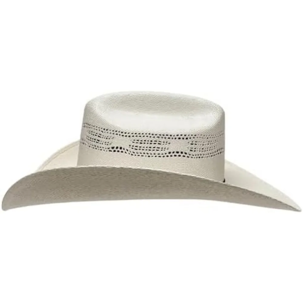 قبعات رعاة البقر المصنوعة يدويًا وخفيفة الوزن ومسامية على الطراز الغربي الفاخر للجنسين