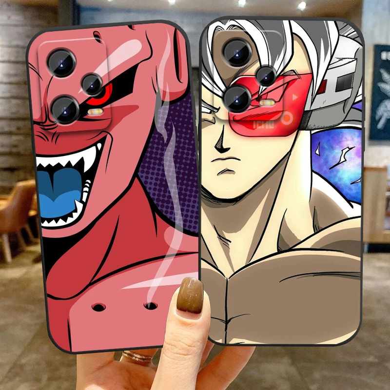 

Comic D-Dragons Ball Z Art For Xiaomi Redmi Note 12R 12 12S Turbo 11 11T 11S 10 10S 9 8 Pro Plus 5G Black Funda Phone Case