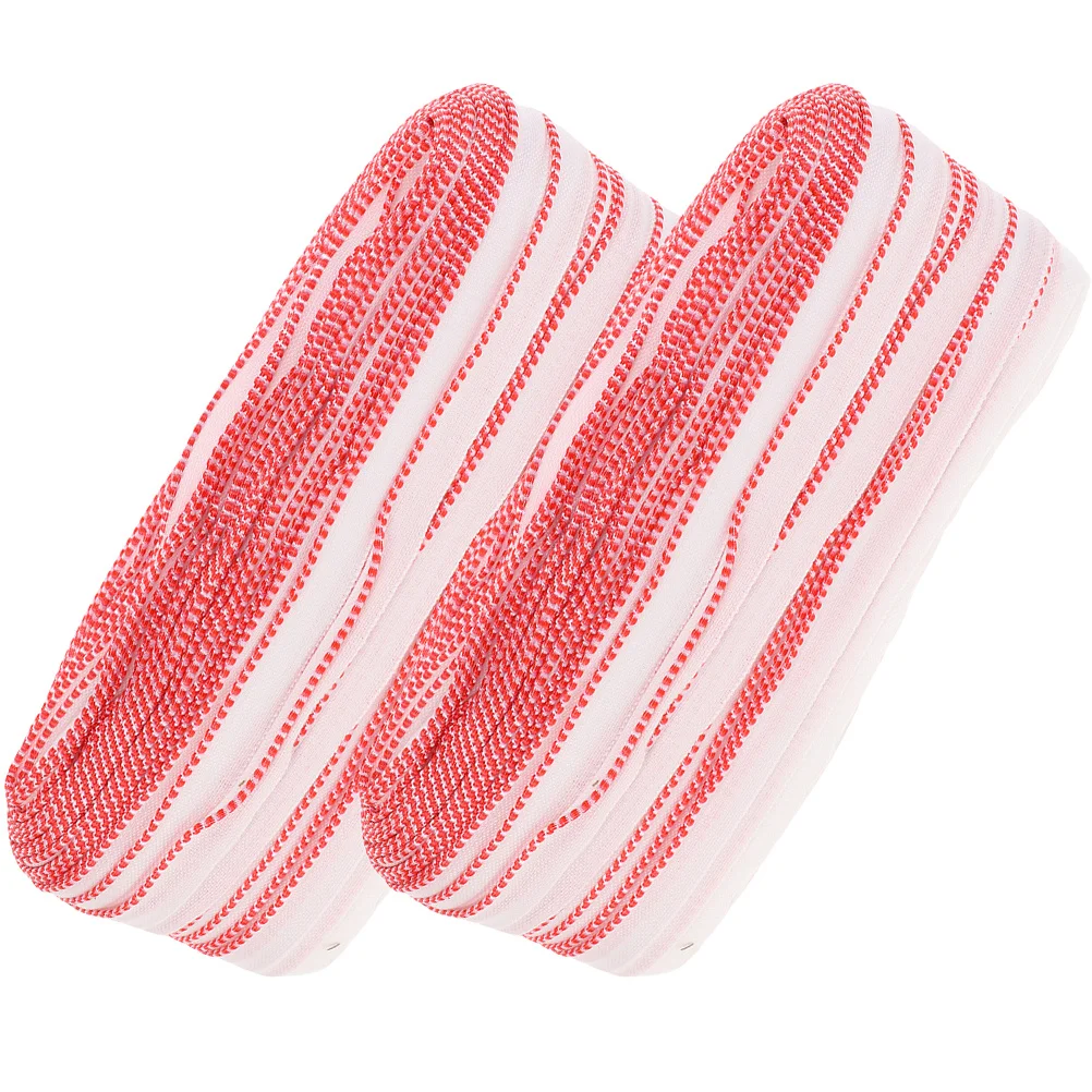 مجموعتان من عصابات ربط الكتب من البوليستر حزام ربط متين لتزيين ألبوم الصور DIY لوازم تجليد الكتب #3