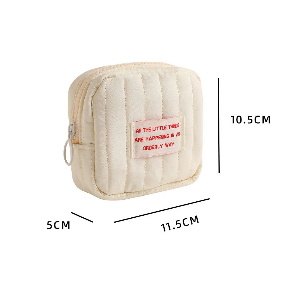 Cute Small Cosmetic Lipstick Tampon Data Cable Travel Portable Storage Bag Women Purse Handbags Pouch In Make Up Bags Organizer