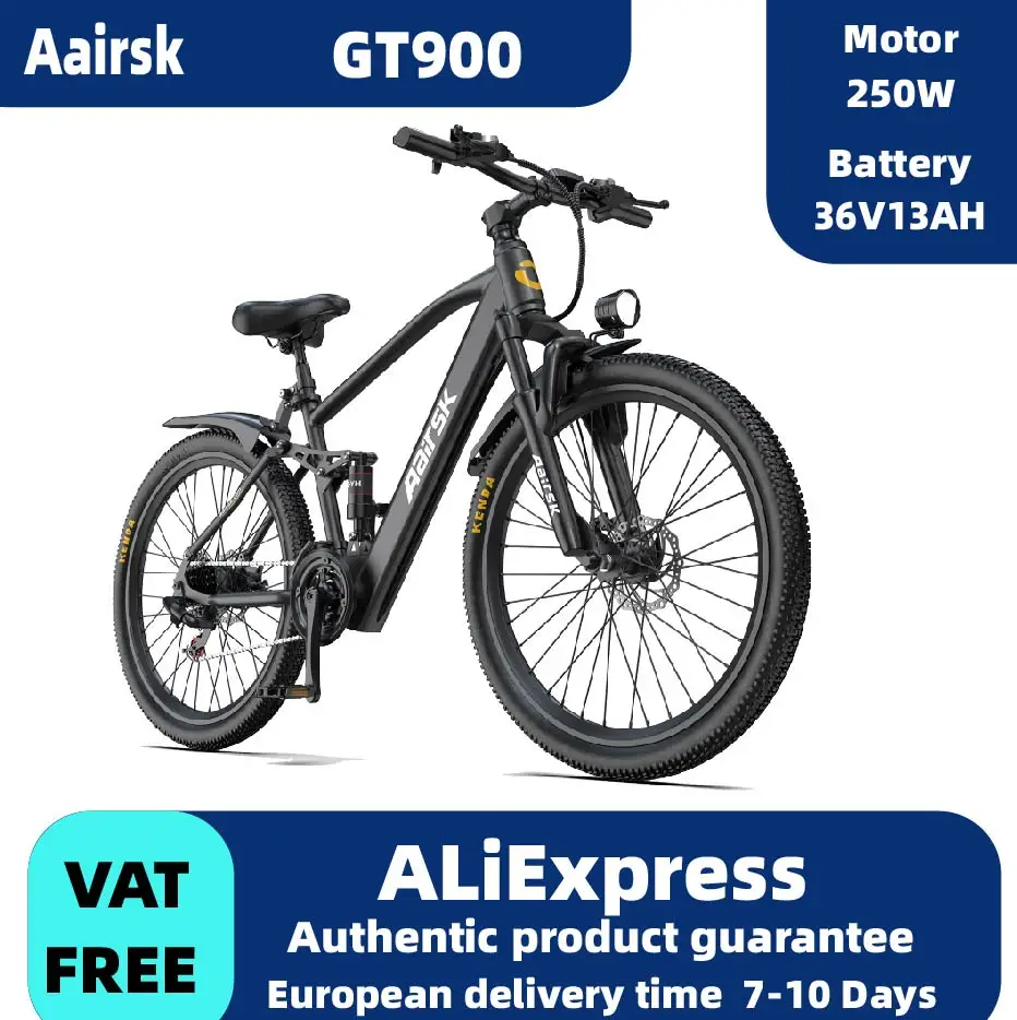 Aairsk GT900  250W Motor E-bike Adult Electric Bicycle  36V13Ah Battery Electric Bike 26 Inch Tire E-Mountain Bike
