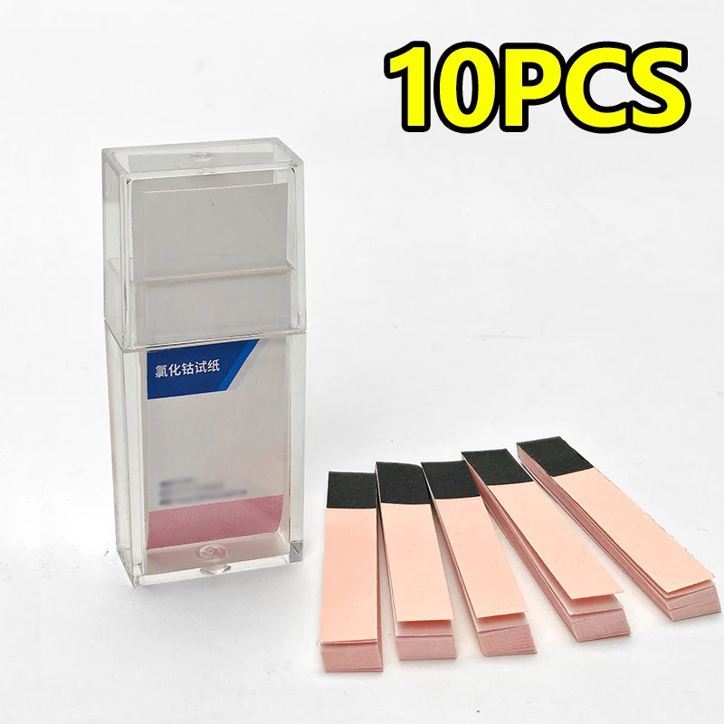 

10 boxes of cobalt chloride test paper, 100 sheets/box, rapid moisture measurement paper, reusable