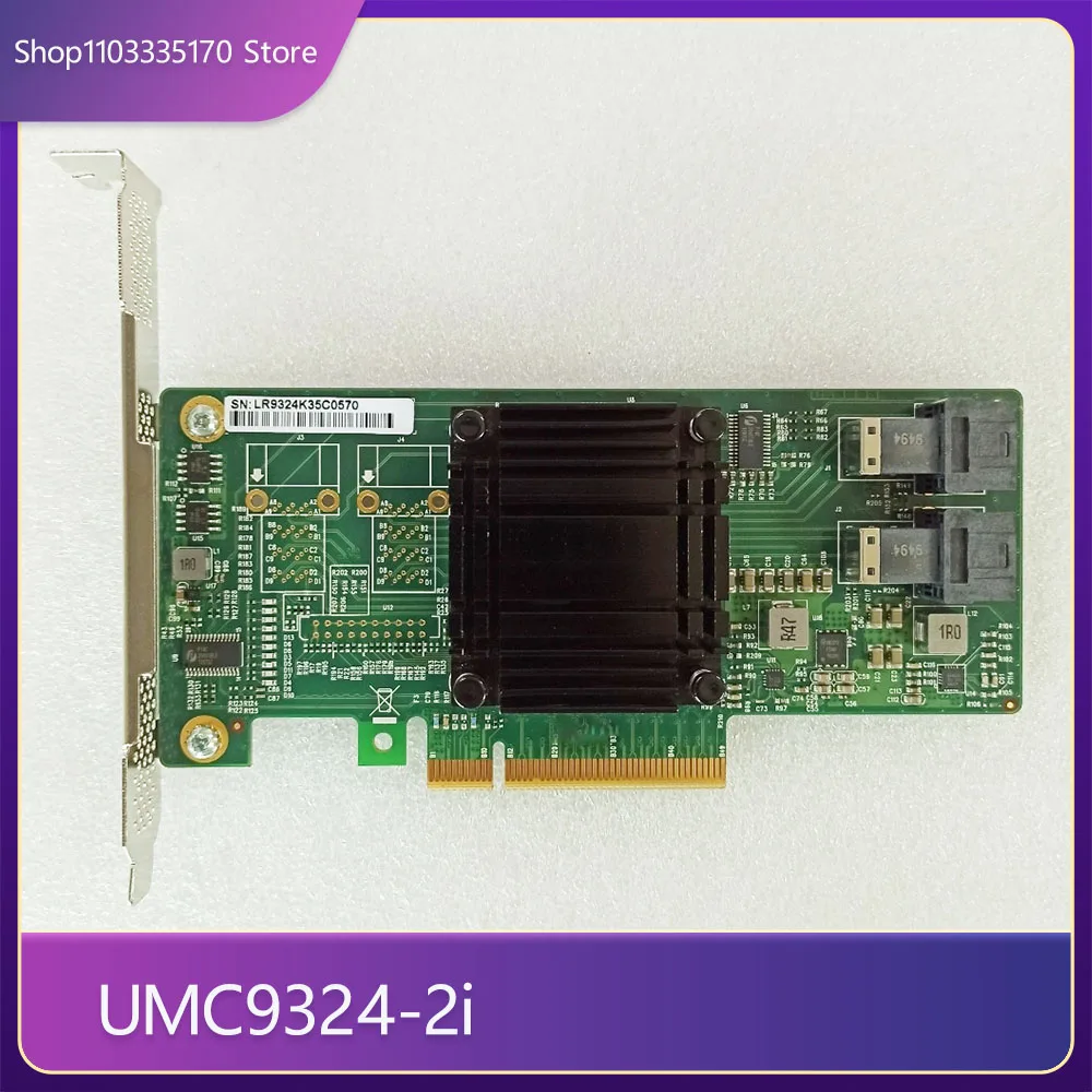 

Двухпортовый адаптер U.2 PCIe x8 4-портовая Плата расширения NVMe UMC9324-2i