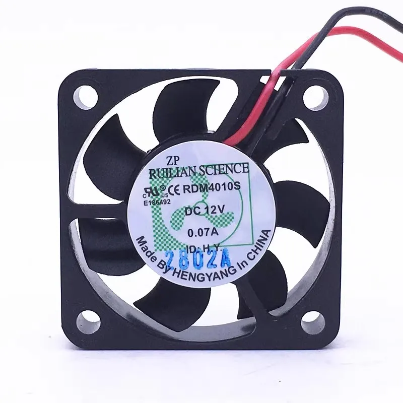 Original Cooler Fan for RDM4010S 12V 0.07A 4010 4CM 2-wire CPU Silent Cooling Fan 40*40*10MM