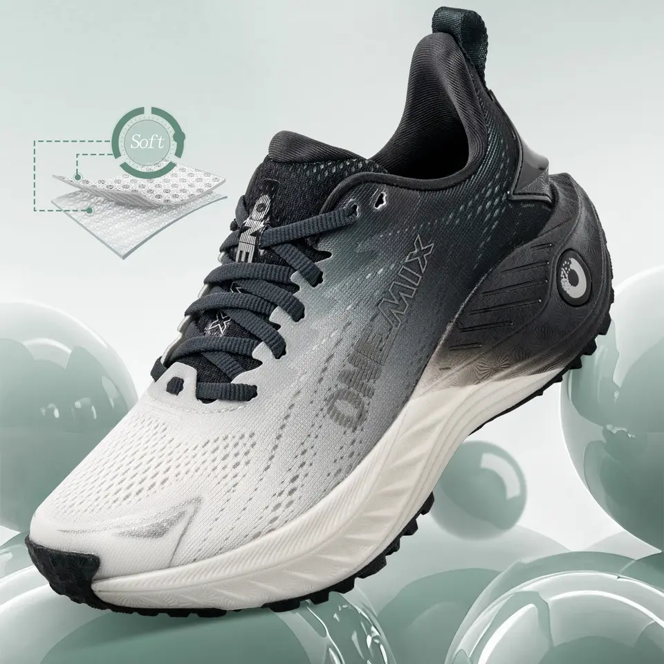 ONEMIX Casual Running Shoes Breathable Summer Jogging Shoes Men Lightweight Women Gym Shoes Outdoor Male Cushion Sports Shoes