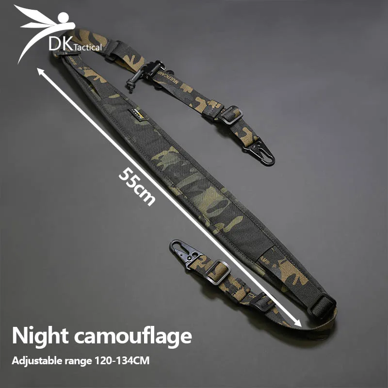 Outdoor Rifle Nylon Sling Strap Removable Modular 2 Point /1 Point Sling Padded Tactical Airsoft Hunting Weapon Accessories