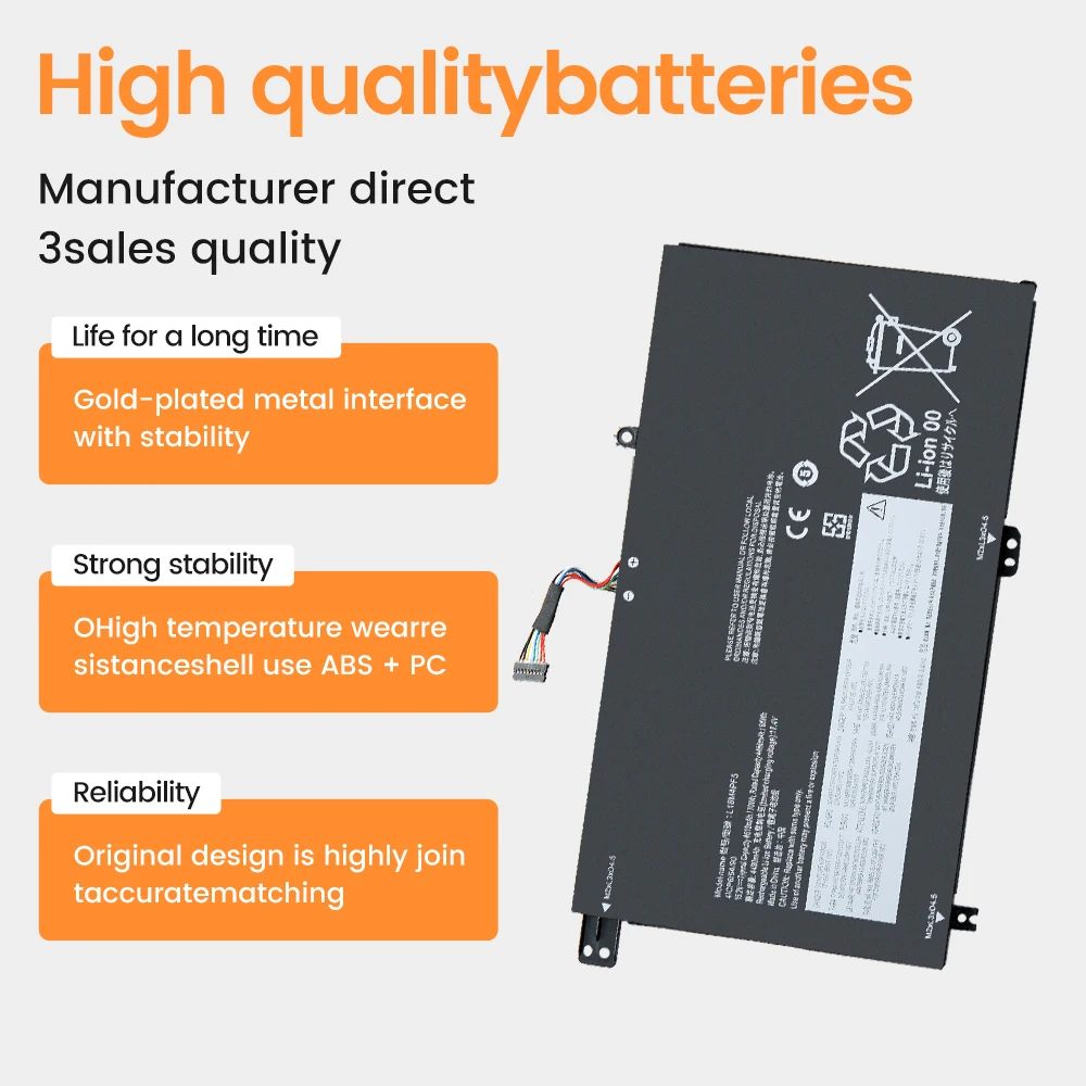 Bateria do portátil l18l4pf4 l18m4pf5 l18l4pf0 para lenovo xiaoxin air 15 2019 s540-15iml 5b10w67275