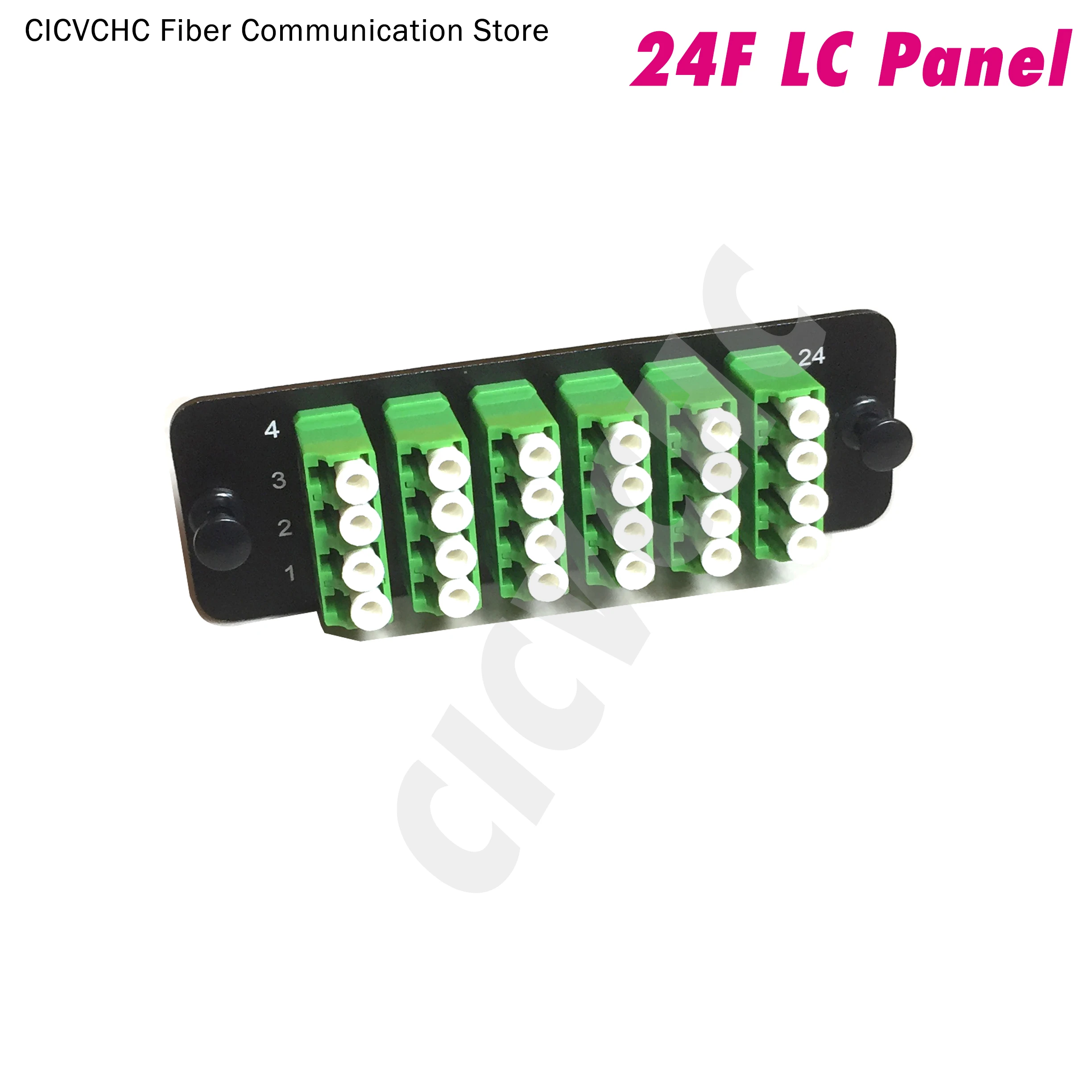 1U Panel Optical Fiber with 8F, 12F, 24F, 48F, 96F FC SC LC Duplex Adapter