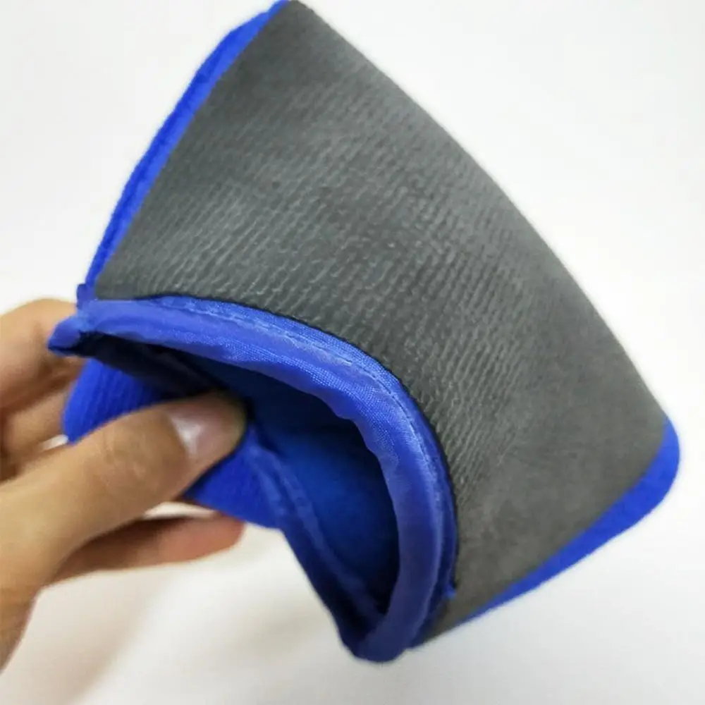 Magic Mud Cloth Car Wash Magic Clay Bar Mitt Soft Volcanic Mud Blue Microfiber Sponge Pad Auto Care Cleaning Towel Car