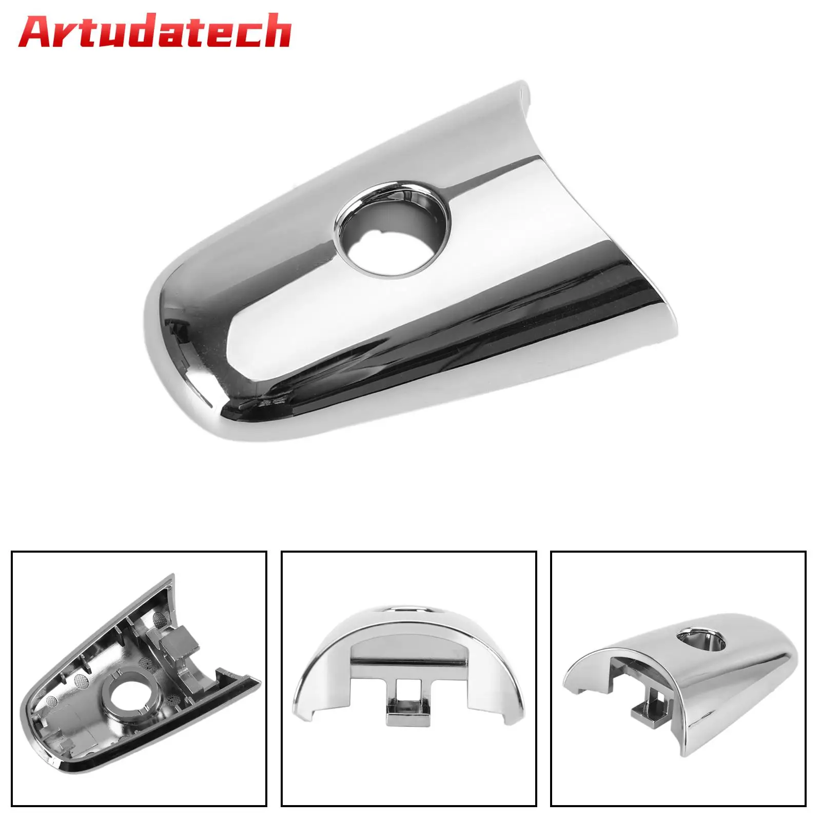 Artudatech Chrome Door Handle Escutcheon 80646-1BA0A For Infiniti QX60 QX70 QX80 08-19