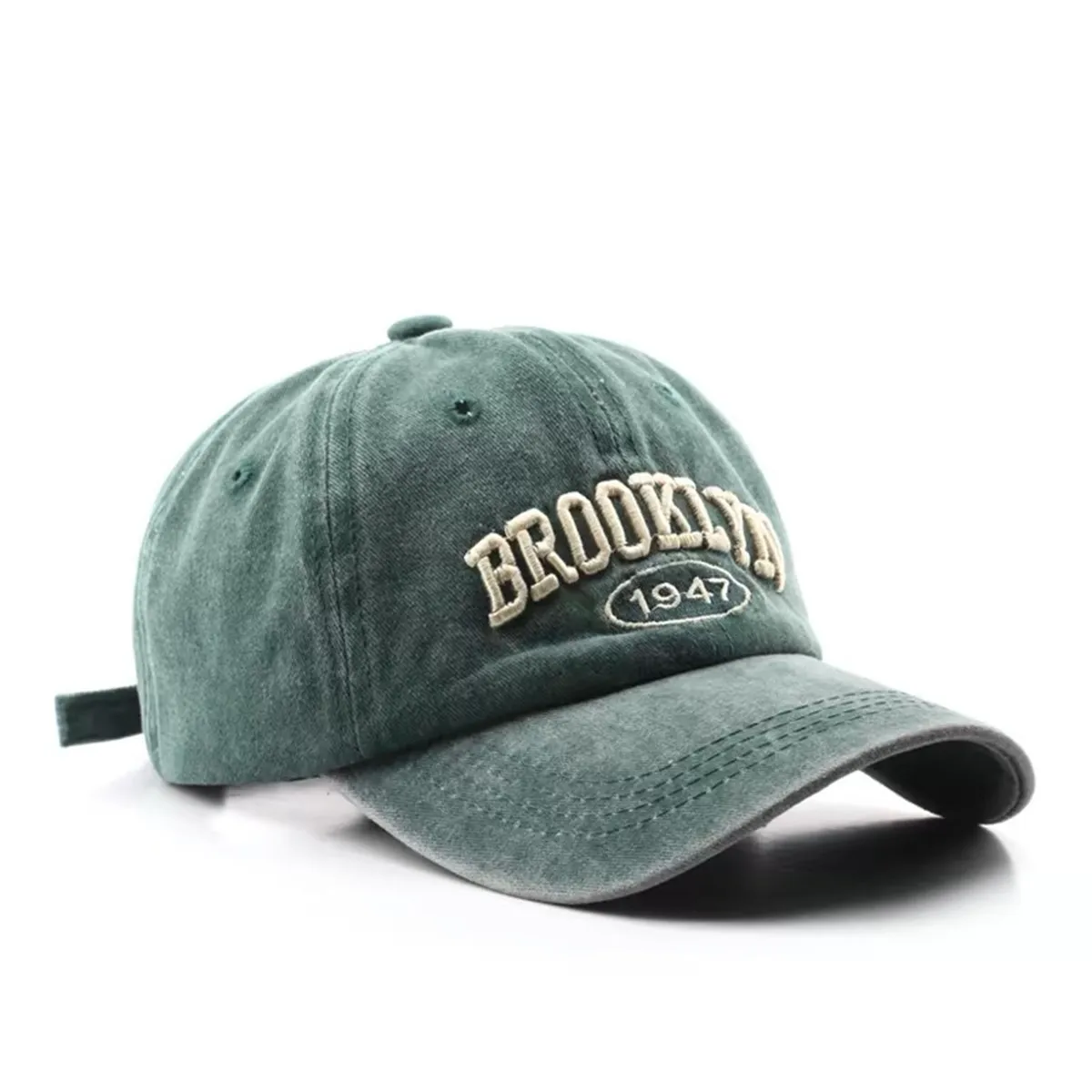 Unisex BROOKLYN Embroidery Wash Baseball Caps Spring and Autumn Outdoor Adjustable Casual Hats Sunscreen Hat