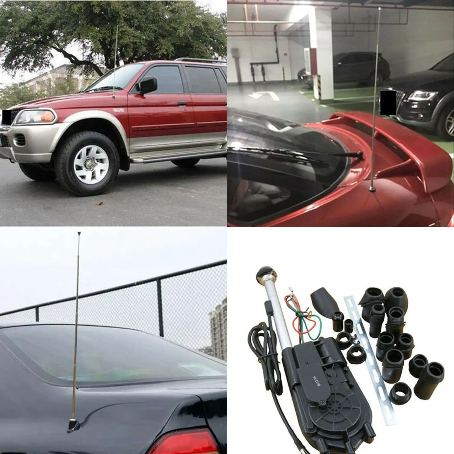 Car Styling Power Antenna Kit AM FM Auto Motor Car Accessories for Mercedes Benz W140 W126 W124 W201