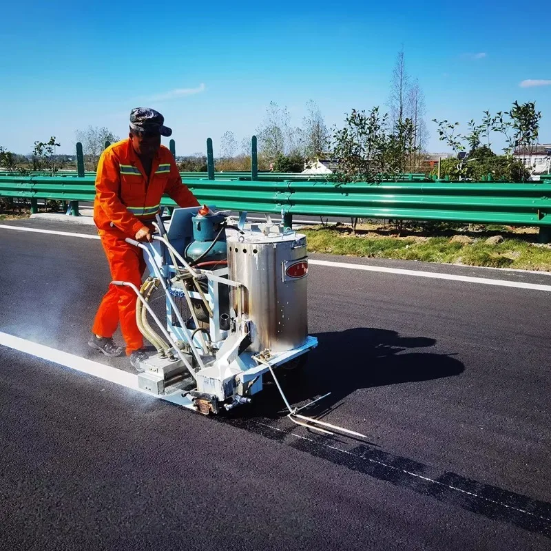 Precision computer-controlled highway marking machine convex line applicator  bump line marking system