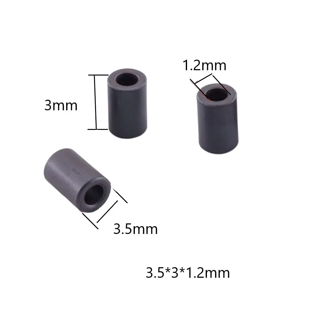 100pcs Hollow Ferrite Bead For Ring Anti-interference Core For EMI Filter Noise Suppression On Radio Computer Power Cord Cable