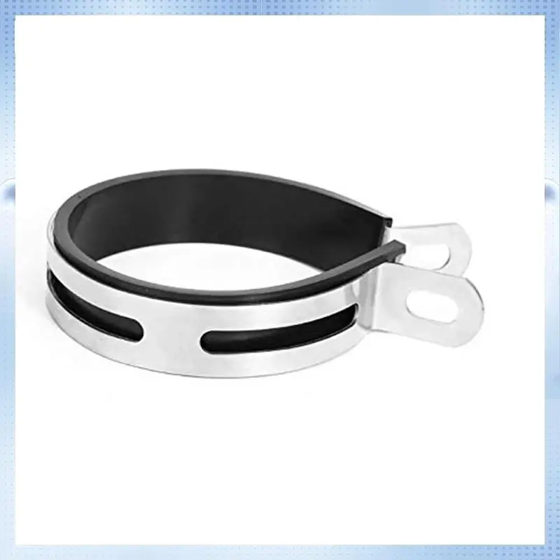 B07A-Motorrad Auspuffrohr Schalldämpfer Klemme Feste Ring Stützhalterung 110 Mm
