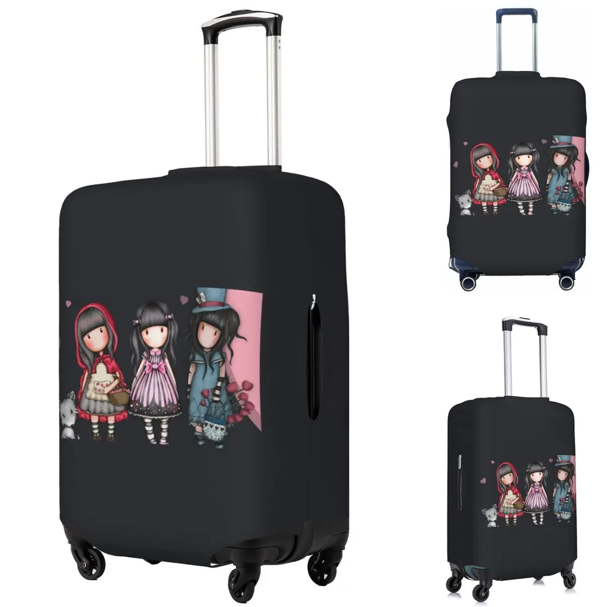 Защитный чехол для чемодана Santoro Gorjuss, эластичные защитные чехлы для дорожного багажа на 18-32 дюйма