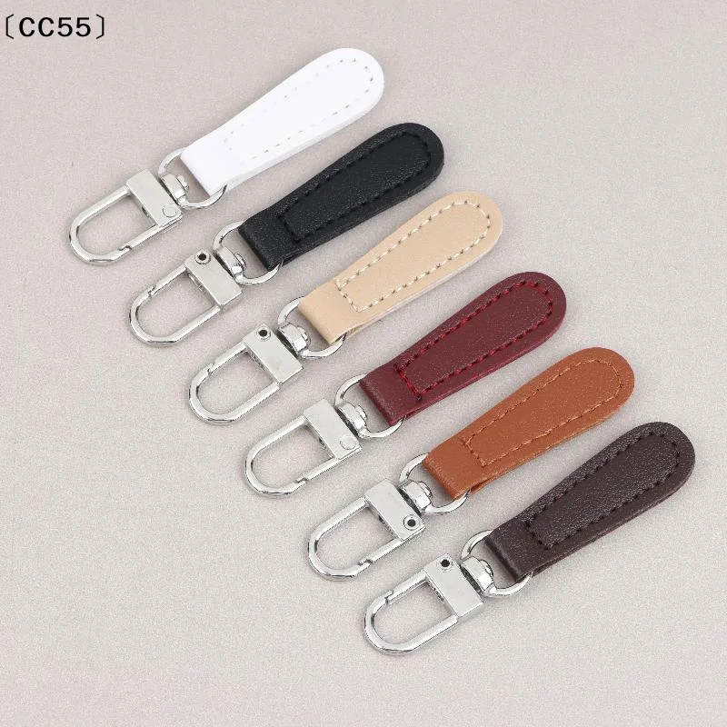 

4pcs PU Leather Zipper Pull Replacement, Pull Zipper Tabs Fasteners For Bags Luggage Purses Backpacks〔CC55〕