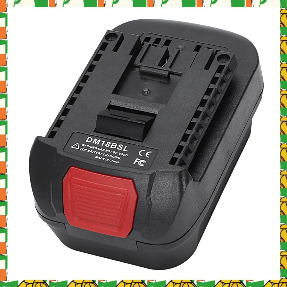 

Профессиональный инструмент DM18BSL адаптер преобразователя батареи для Milwakee 18 В и литиевой батареи 20 В, используемый для 18 В тоже