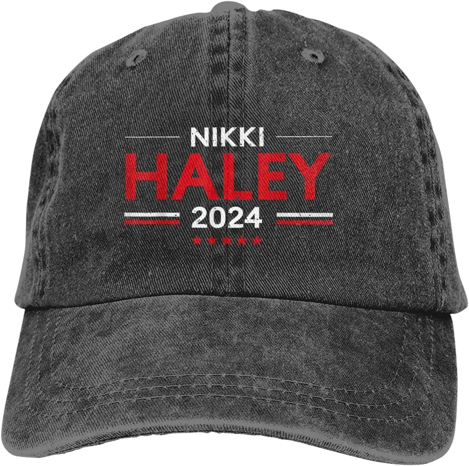 Nikki Haley for President Nikki Haley 2024 Hats Vintage Adjustable Baseball Cap Cotton MAGA Hat