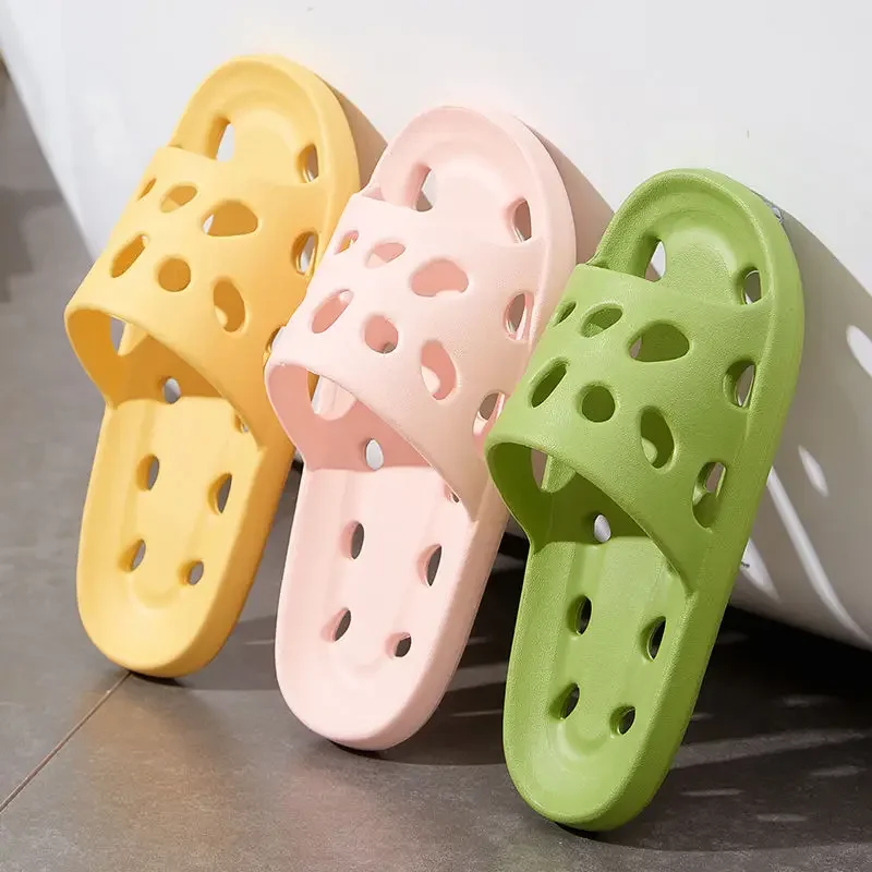 Eva Leakage Feeling  Stepping on Feces Slippers Women Wearing At Home Bathroom Shower Hotel Couple Cool Slippers, Slippers