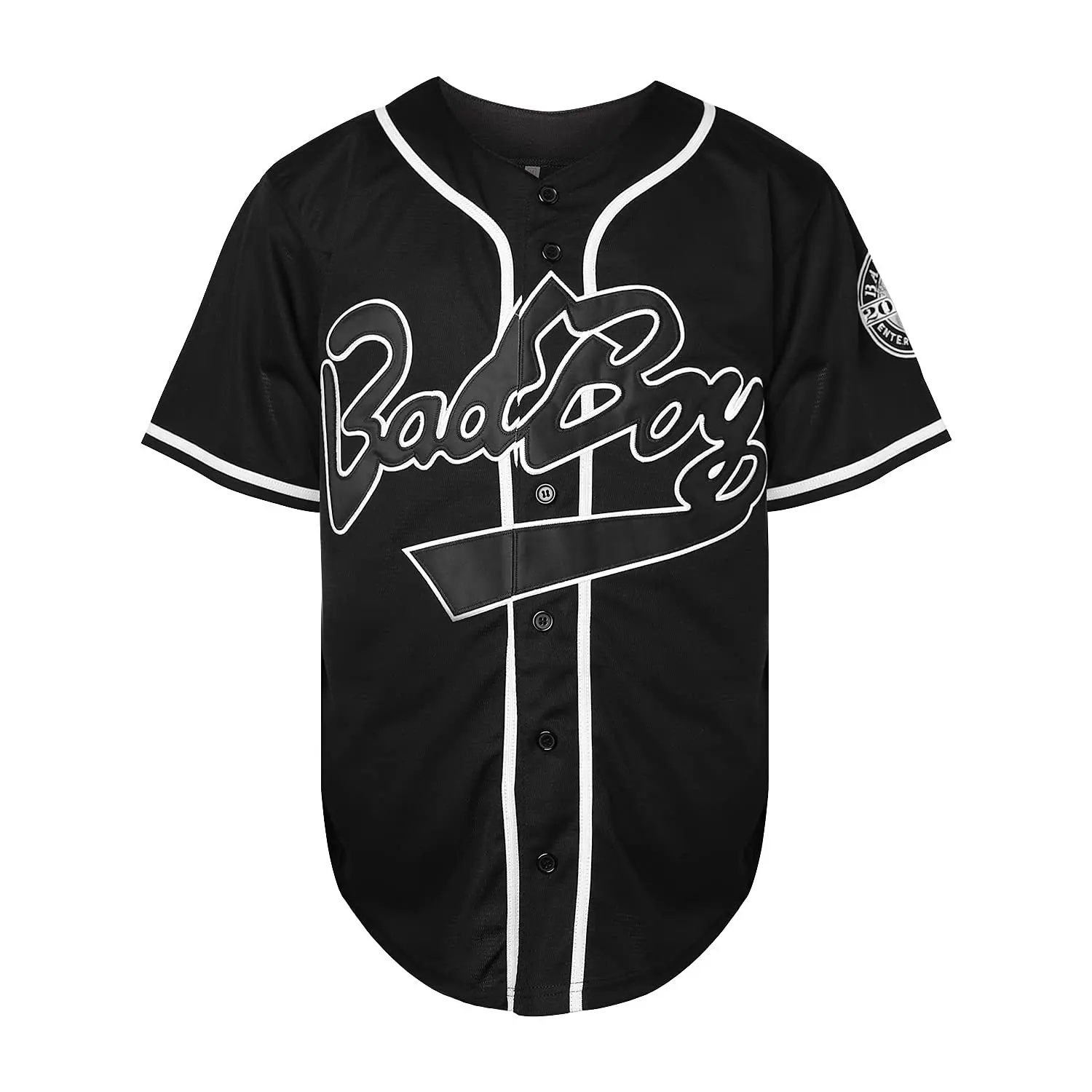 Men\'s Letter Embroidered #10 Baseball Jersey Movie Version Breathable Baseball Shirt Loose Fitting Party Hip-hop Adults Clothing