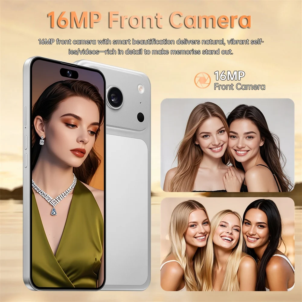 K-Touch NEW Mobile Phones M18 Pro Max 5G Dual SIM Smartphone 7.3HD Android 15 Cell Phone 22G+2TB 16+48MP Camera 7800mAh Wifi GPS Global Version Cellphones