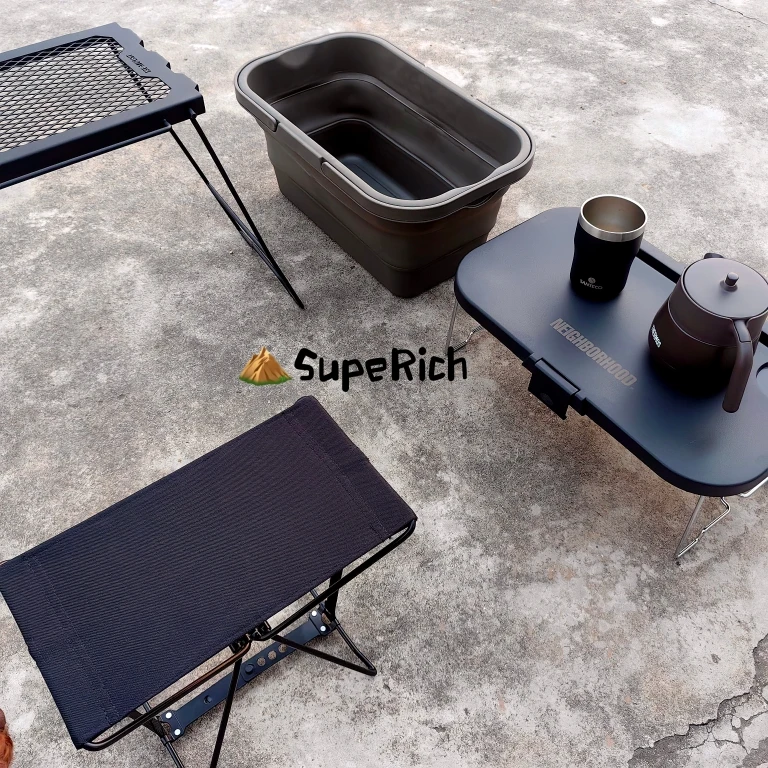 

Portable Cam Picnic Storage Box Thiened Blaened Sle Neatly Foldable Outdoor Travel Gear without Roller Function