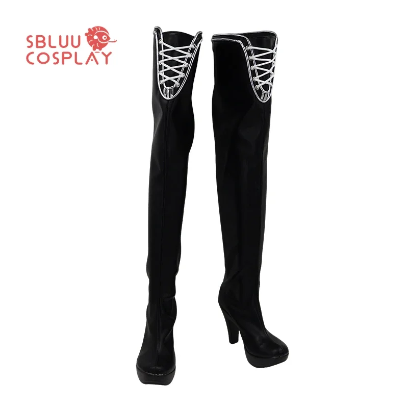 

SBluuCosplay Game YoRHa No2 Type B 2B Обувь для косплея Сапоги на заказ