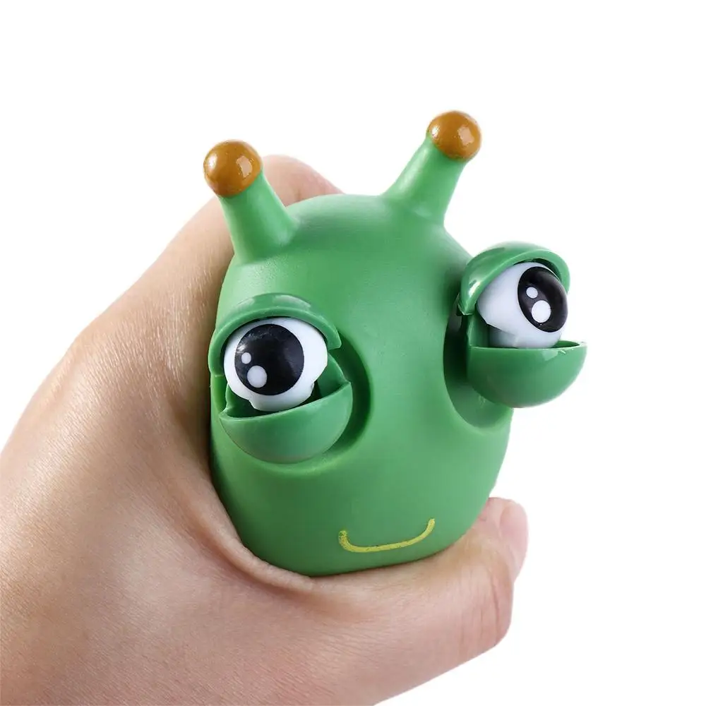 

Children Fidget Toy Green Worm Party Favor Green Eye Popping Eye Poppers Squeeze Squeeze Toy Eyeball Popping Toy Worm Pinch Toy