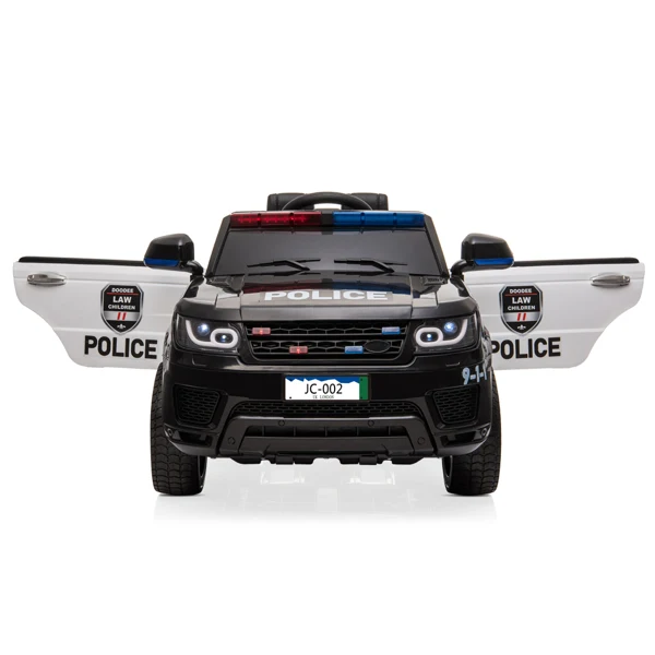 

12V Kids Police Ride On Car Electric Cars 2.4G Remote Control, LED Flashing Light, Music & Horn