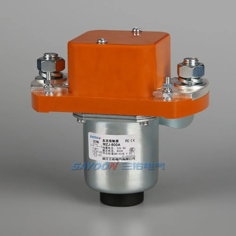 MZJ-800A DC Contactor DC 6V 12V 24V 36V 48V 60V 72V 84V
