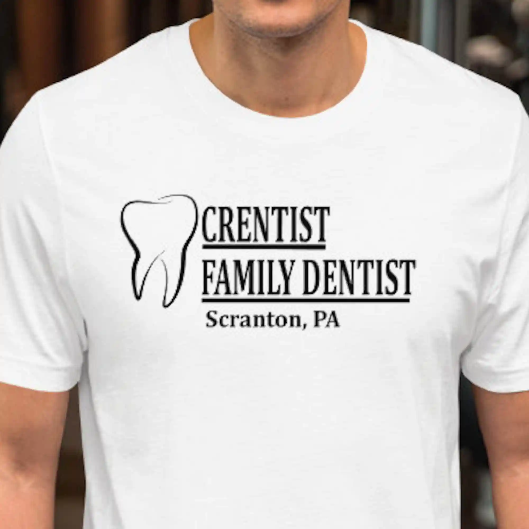 Crentist семейная футболка дантиста