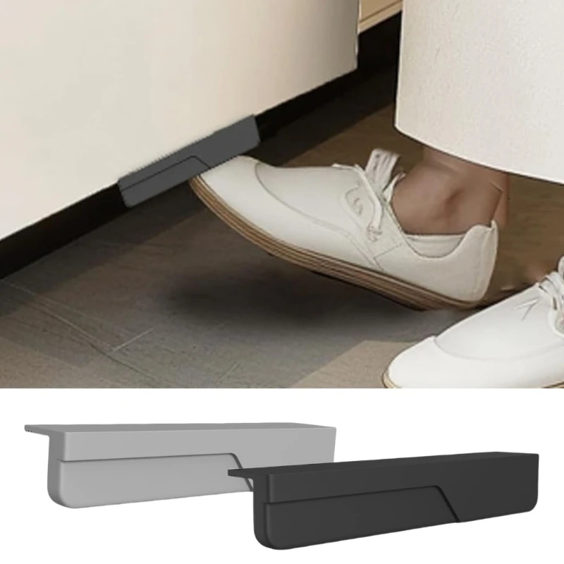 Silicone Foot Grip Touch Frees Silicone Foot Handle Modern Furniture Handle for Overlapping Cabinet Door & Trash Drawers D2RD