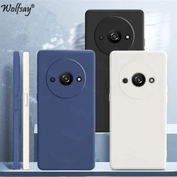 Candy Case For Xiaomi Redmi A3X Case Anti-knock Soft TPU Original Liquid Silicone Back Case For Redmi A3X Cover For Redmi A3X A3