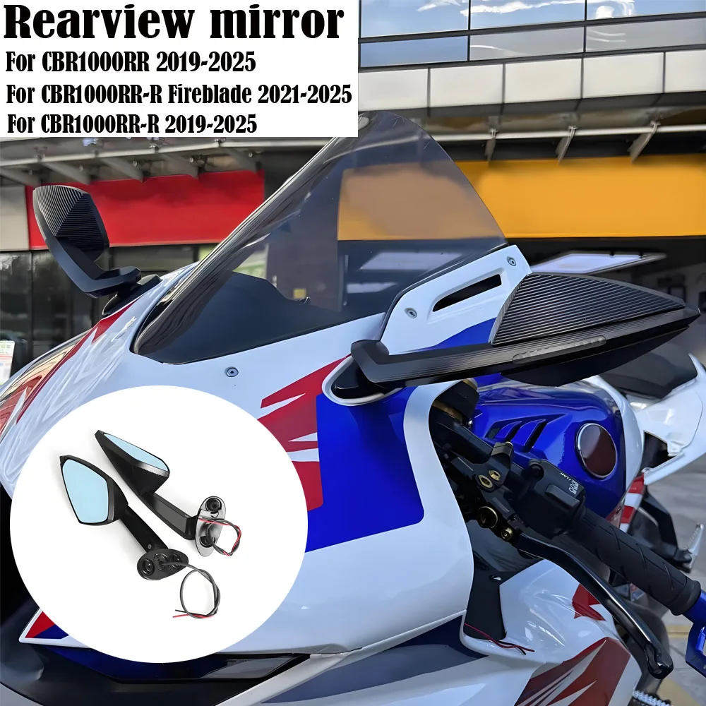 

Для HONDA CBR1000RR CBR1000RR-R Fireblade CBR1000RR RR-R мотоцикла черное зеркало заднего вида гоночные спортивные задние боковые зеркала